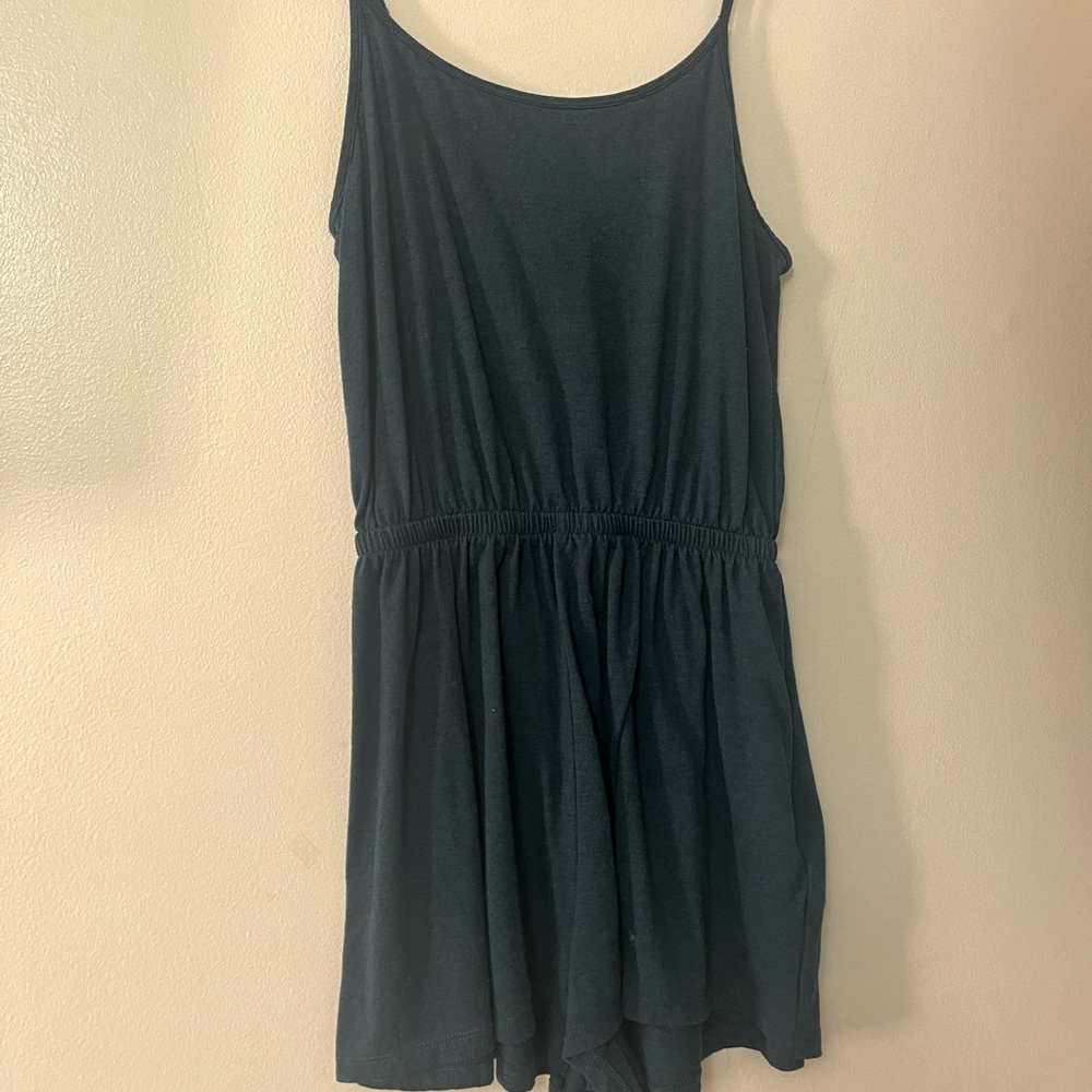 FOREST GREEN H&M ROMPER